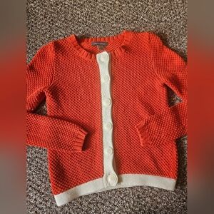 Orla Kiely 100% Cotton Chunky Knit Cardigan Size Small